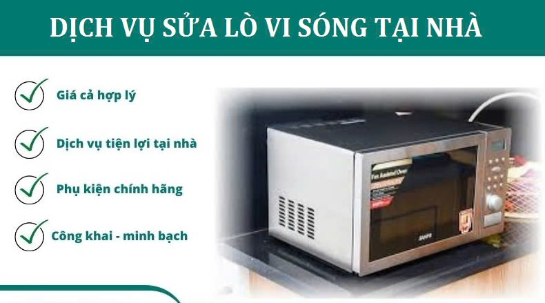Dịch vụ sửa lò vi sóng tại nhà uy tín, chất lượng nhất tại Hà Nội 6 Điện Lạnh Bách Khoa cam kết mang đến cho khách hàng dịch vụ tốt nhất khi tìm đến trung tâm sửa chữa lò vi sóng.