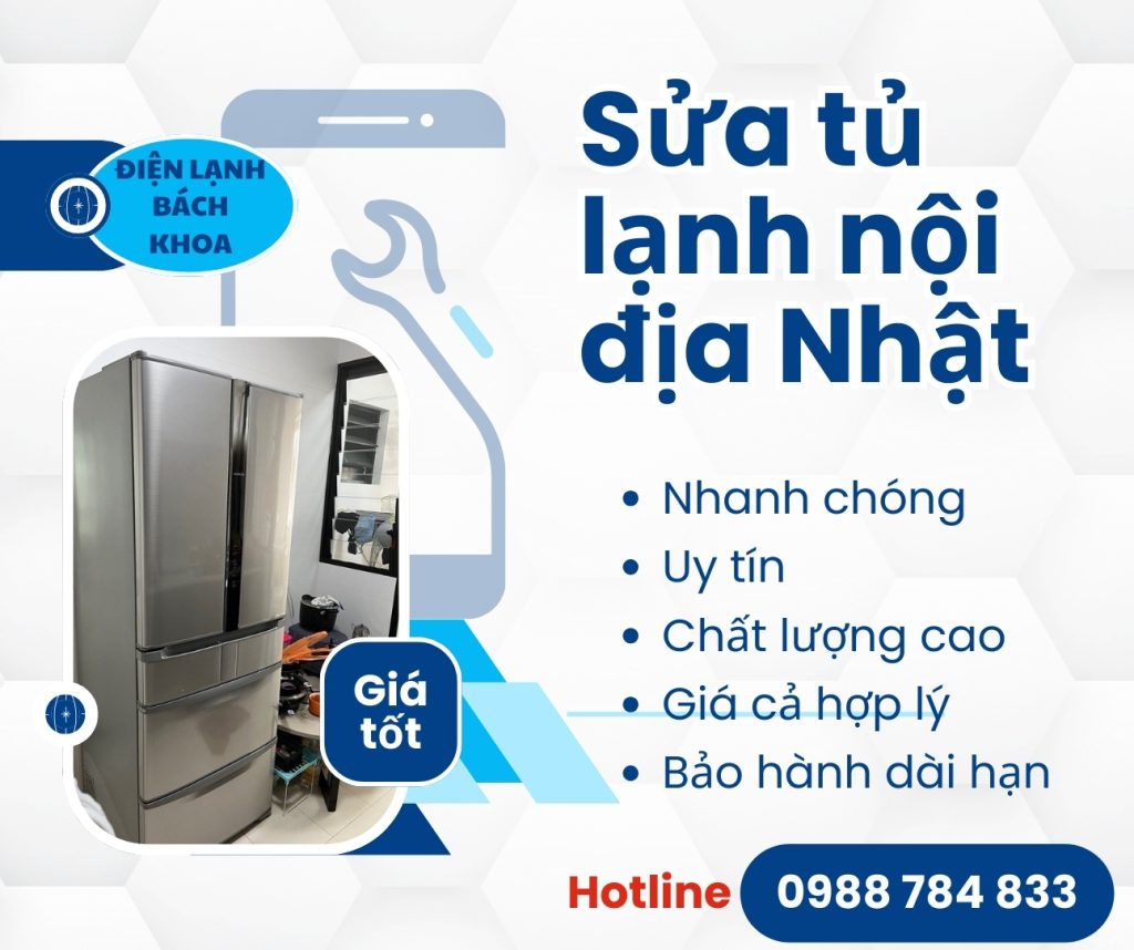 Sửa Tủ Lạnh Nội Địa Nhật 100-110V Tại Nhà Uy Tín - Giá Tốt Nhất 5 Với nhiều năm kinh nghiệm trong ngành điện lạnh, Trung tâm Điện Lạnh Bách Khoa cam kết cung cấp dịch vụ chất lượng và bảo hành lâu dài cho khách hàng.