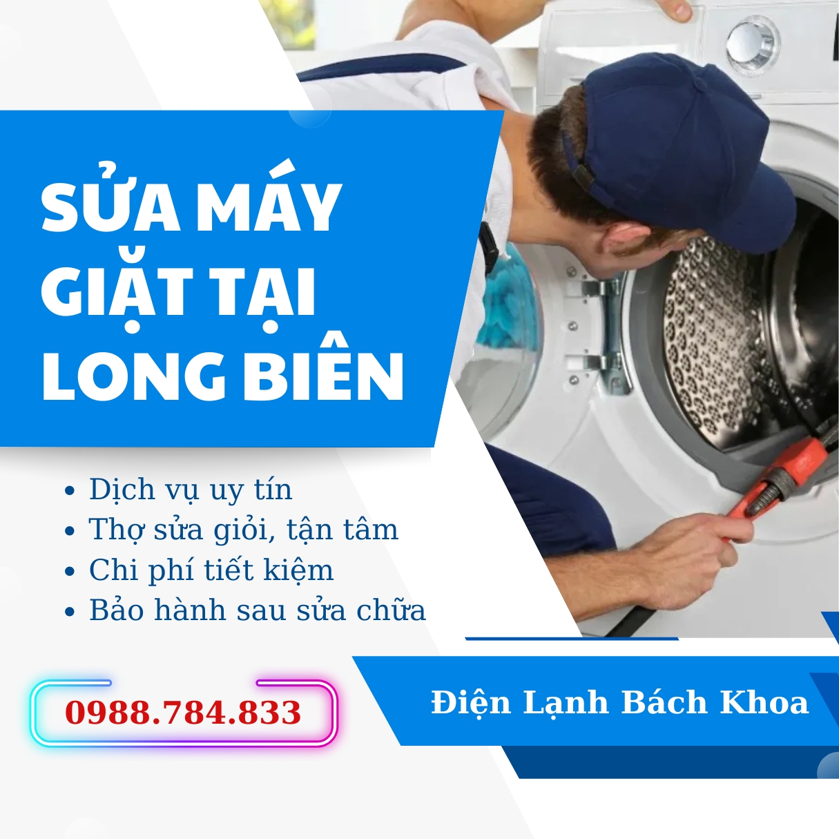 Sửa Máy Giặt Tại Long Biên Gọi 15P Có Mặt - Uy Tín - Giá Rẻ 3 Hiện có rất nhiều đơn vị sửa máy giặt trên thị trường nhưng Điện Lạnh Bách Khoa vẫn là địa chỉ được người dân Long Biên, Hà Nội tin tưởng lựa chọn hàng đầu.