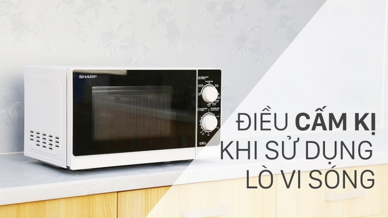 Tuân thủ hướng dẫn sử dụng đến từ nhà sản xuất để kéo dài tuổi thọ và chi phí sửa chữa lò vi sóng.