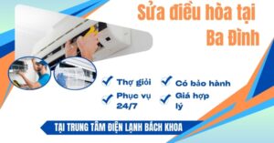 Với đội ngũ kỹ thuật viên chuyên nghiệp và tận tâm, Điện Lạnh Bách Khoa là lựa chọn hoàn hảo cho dịch vụ sửa điều hòa tại Quận Ba Đình, Hà Nội.