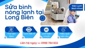Sửa bình nóng lạnh tại quận Long Biên