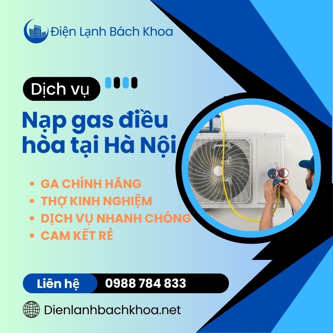 nạp gas điều hòa tại hà nội