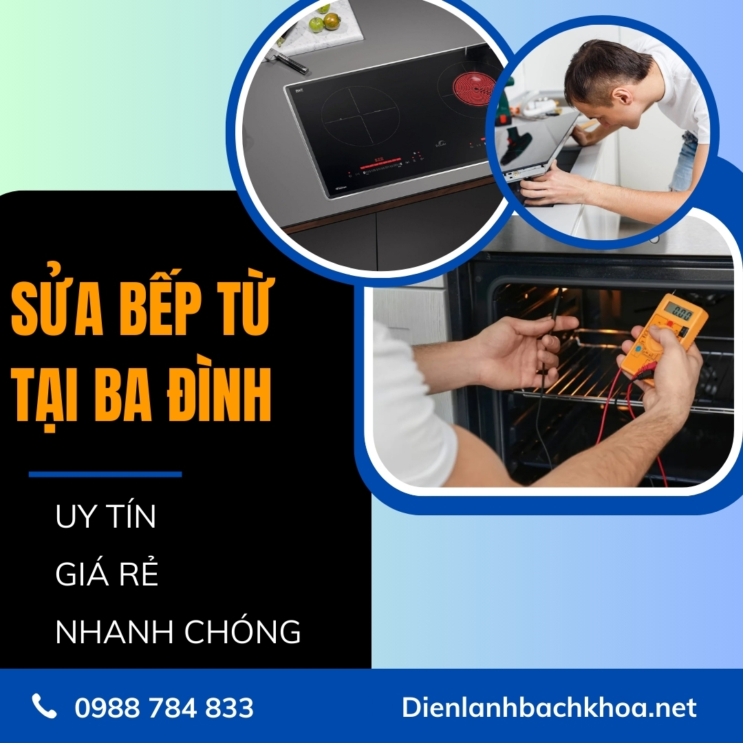 Sửa bếp từ tại Ba Đình
