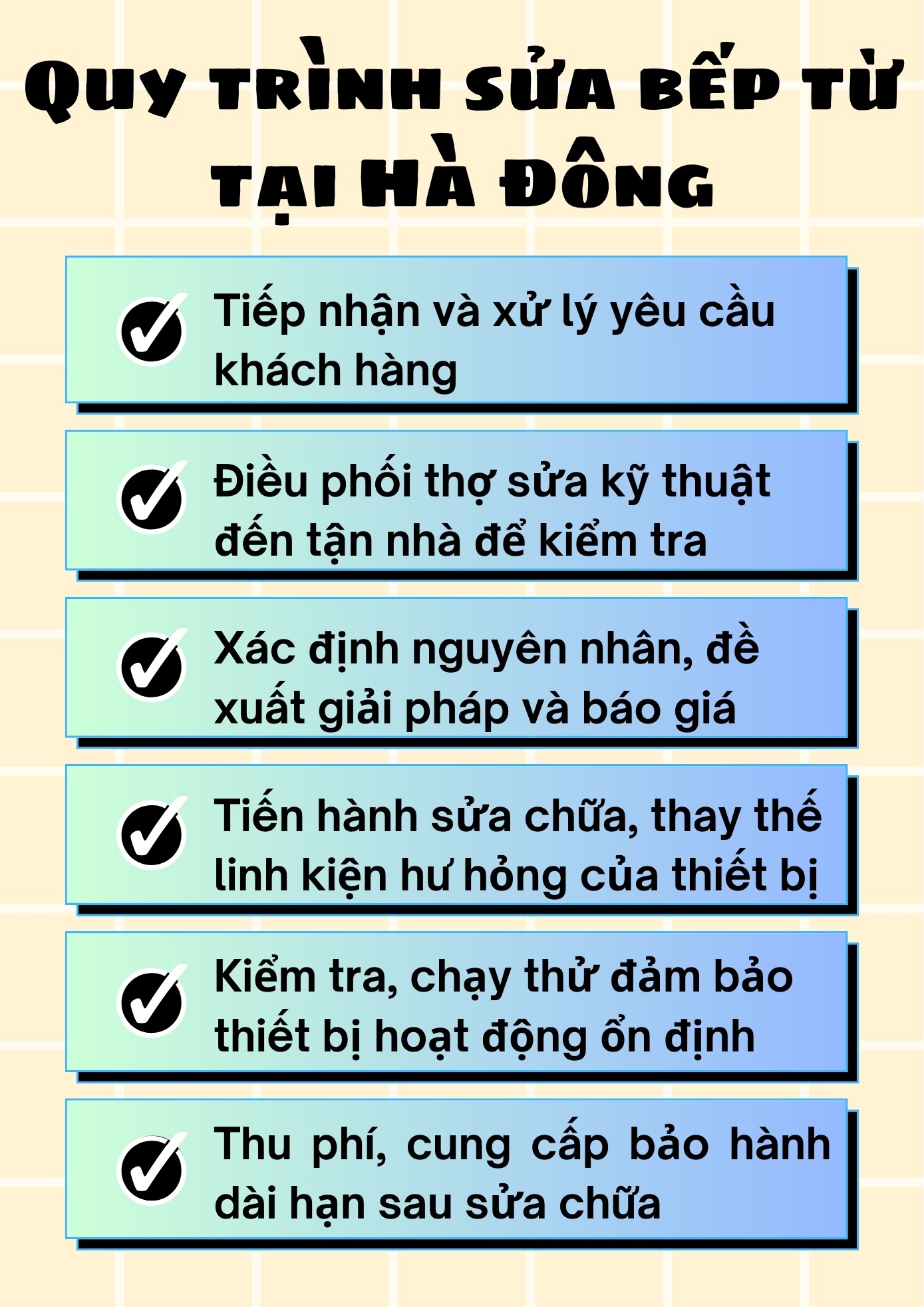 Sửa bếp từ tại Hà Đông