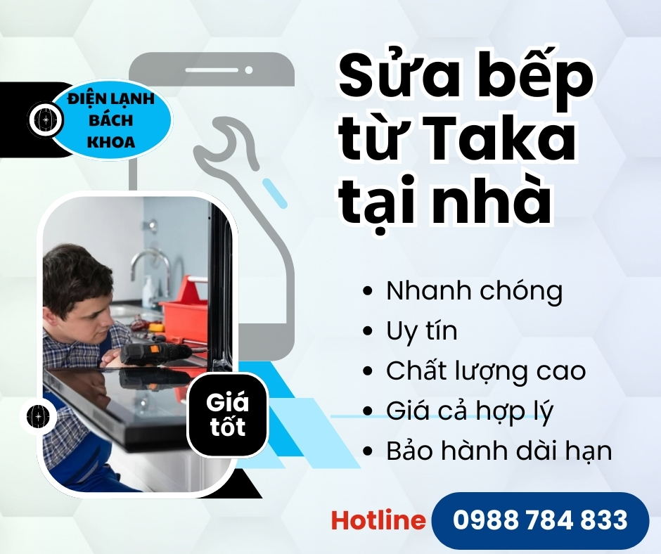 Sửa bếp từ Taka