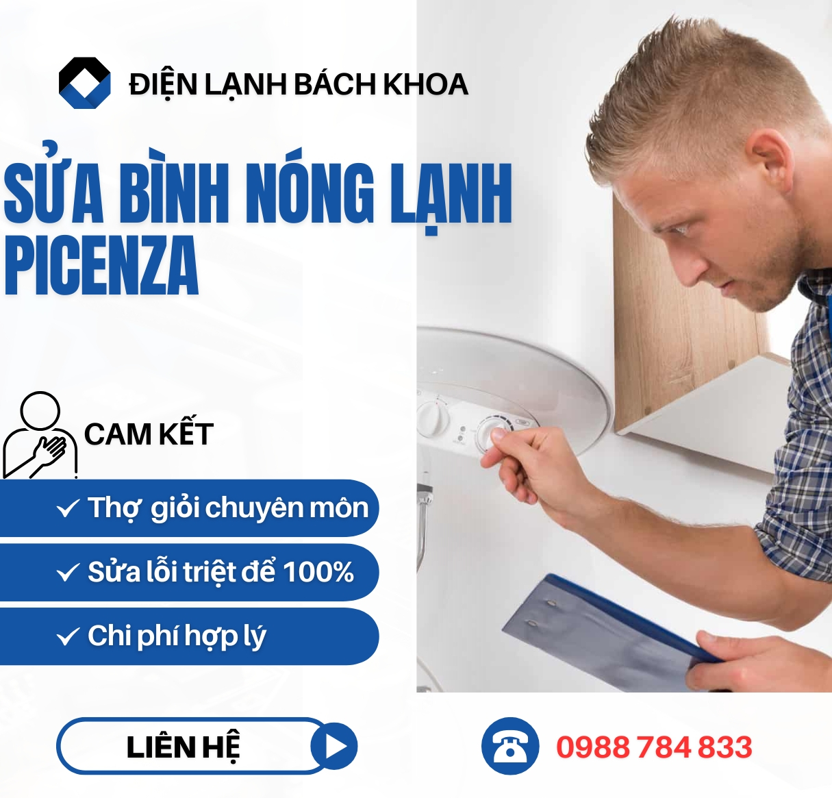 Sửa bình nóng lạnh Picenza
