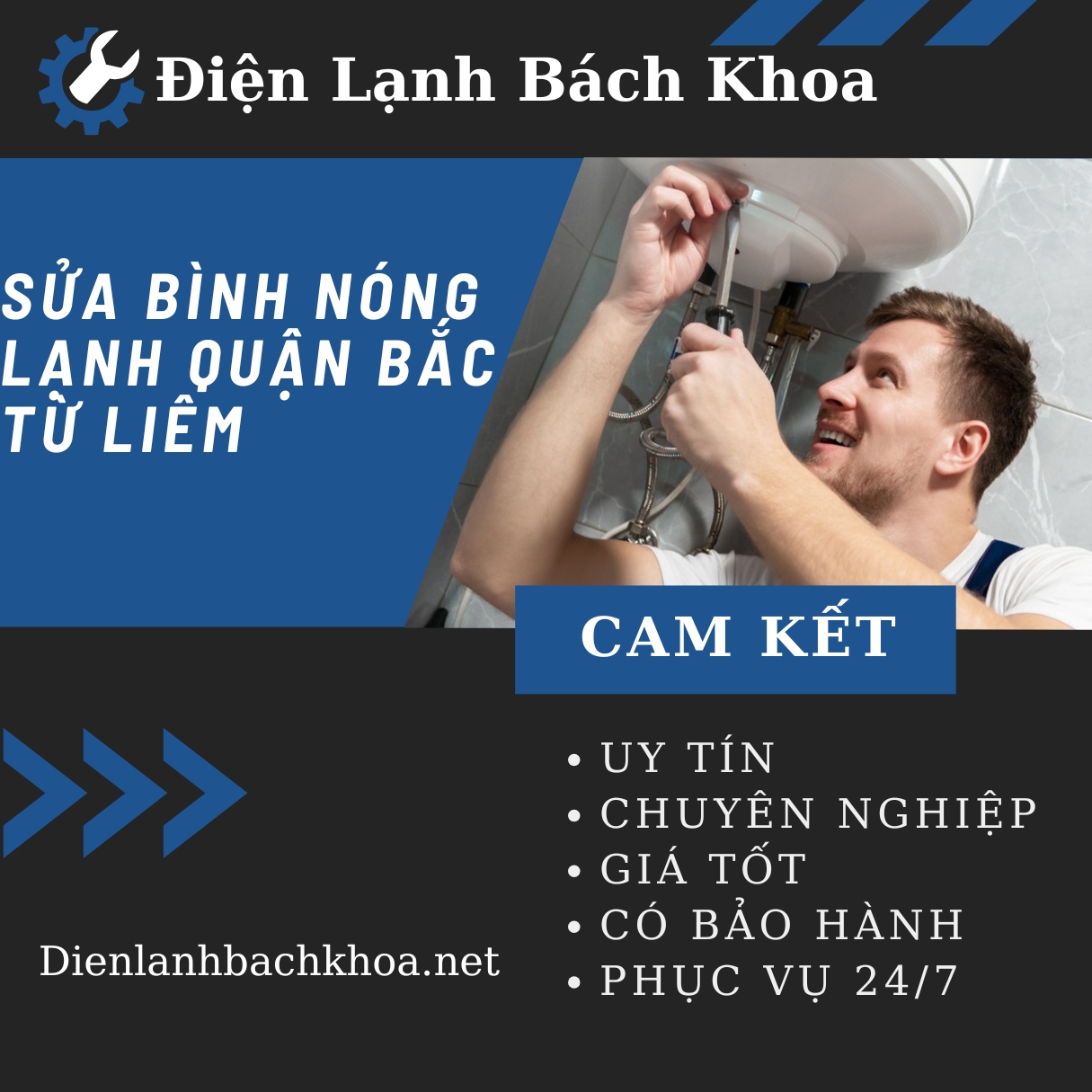 Sửa bình nóng lạnh tại quận Bắc Từ Liêm