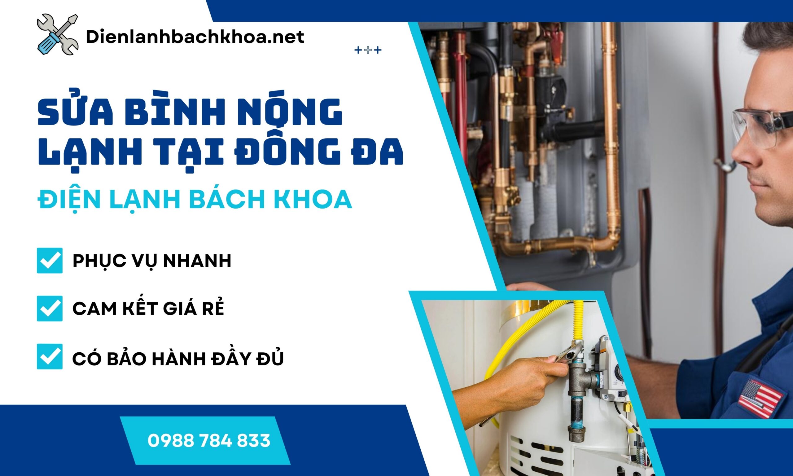 Sửa bình nóng lạnh tại quận Đống Đa