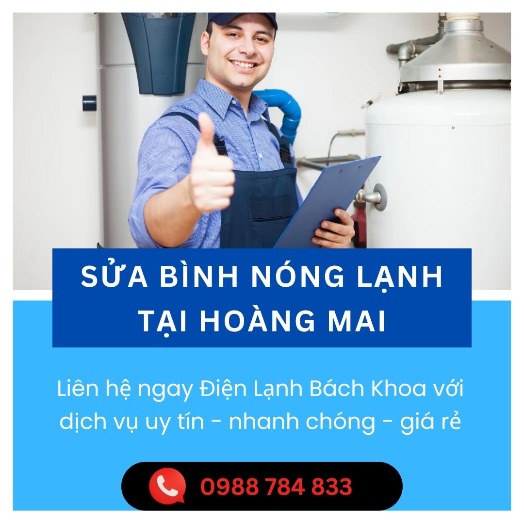 sửa bình nóng lạnh tại quận Hoàng Mai
