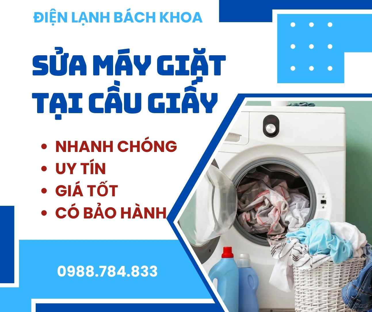 Sửa máy giặt tại Cầu Giấy