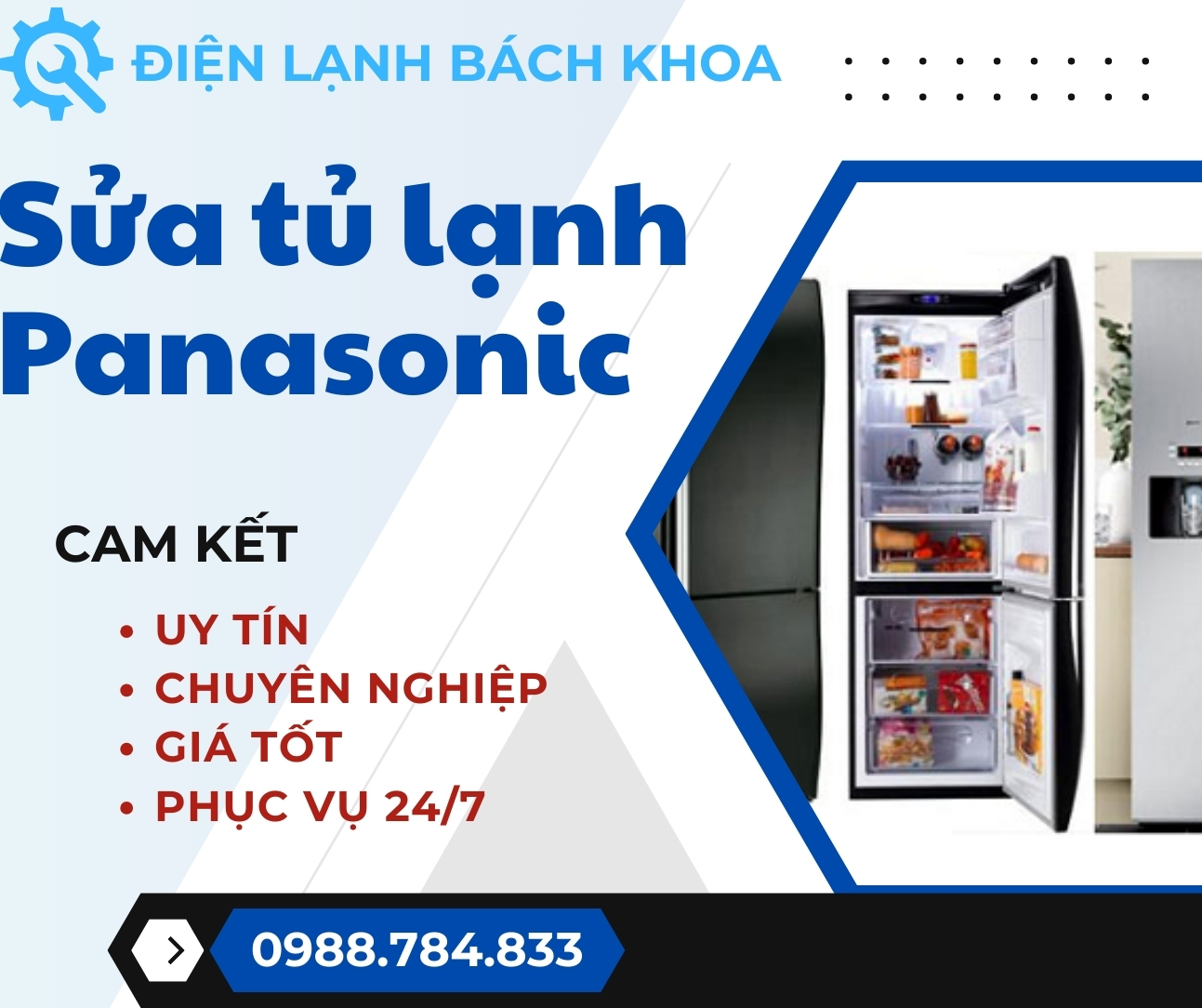 Sửa tủ lạnh Panasonic