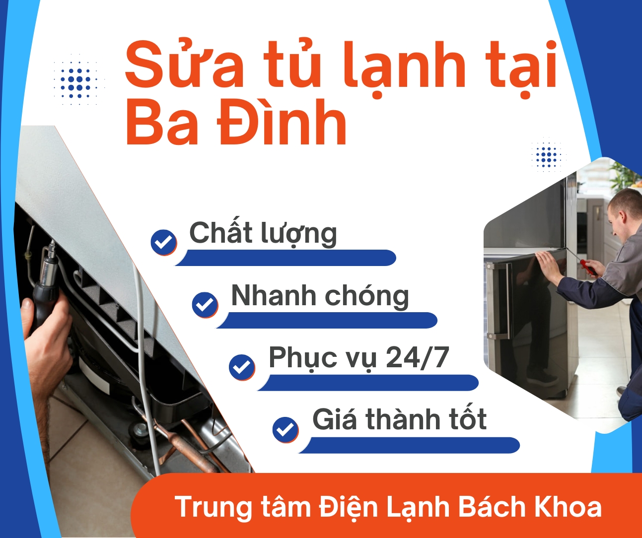 Sửa tủ lạnh tại Ba Đình
