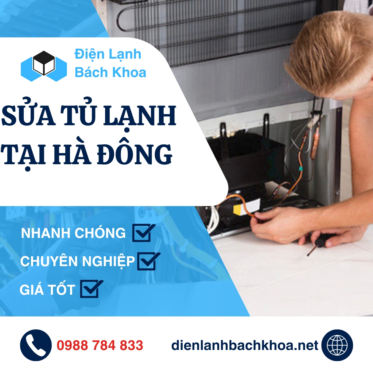 Sửa tủ lạnh tại Hà Đông